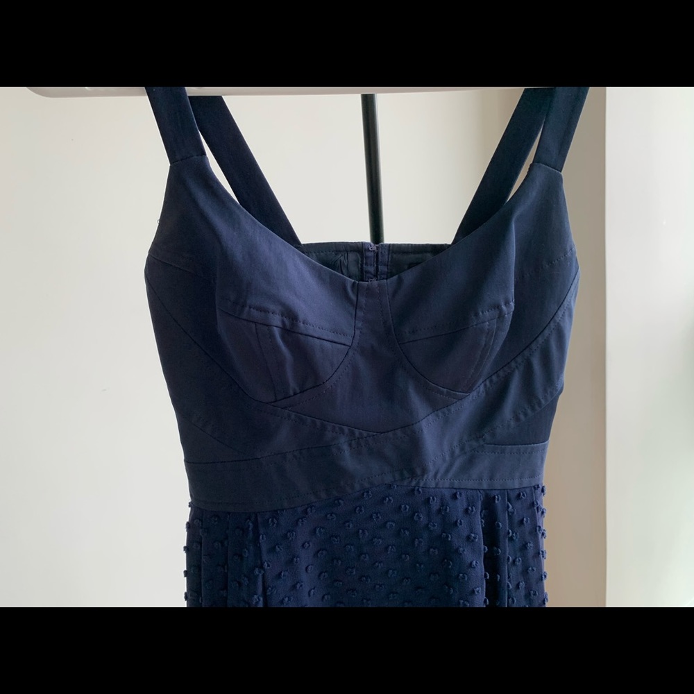 Navy Nanette Lepore midi dress